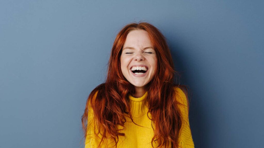 Girl laughing