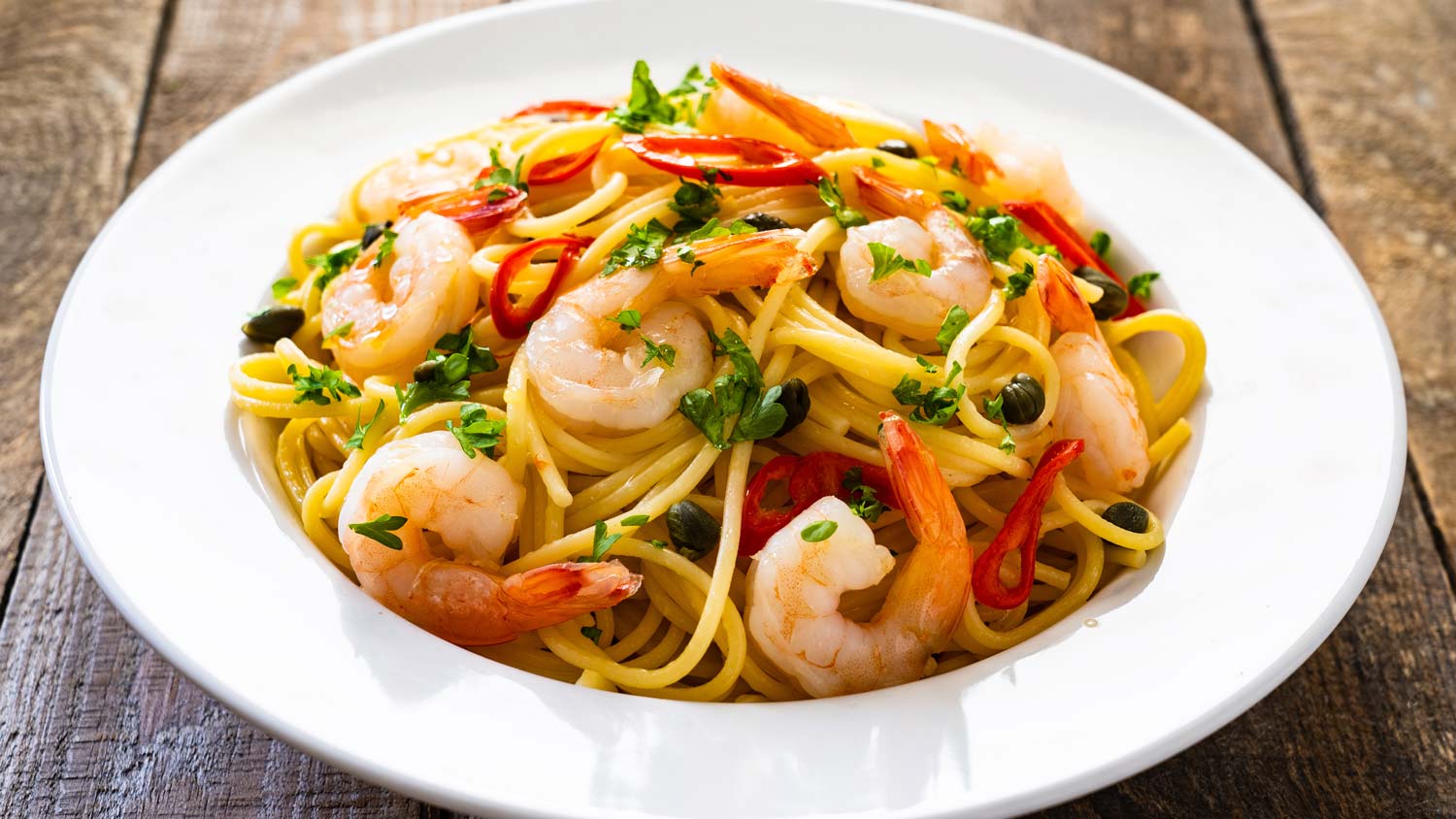 Shrimp Piccata Pasta