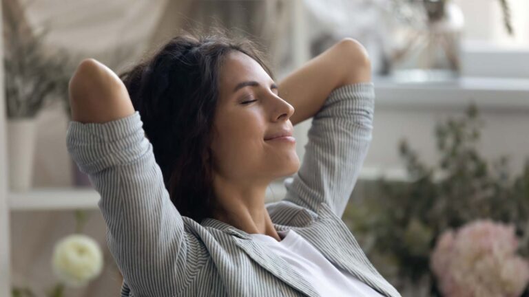 woman relaxing
