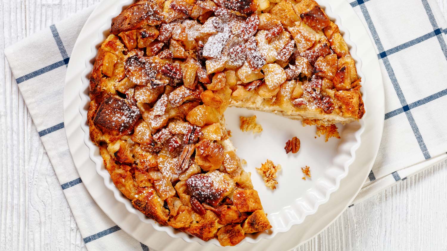 Overnight Cinnamon Apple French Toast Bake